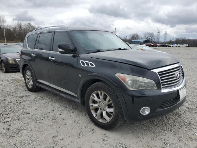 JN8AZ2NE7E9064442 - 2014 INFINITI QX80 BLACK photo 4