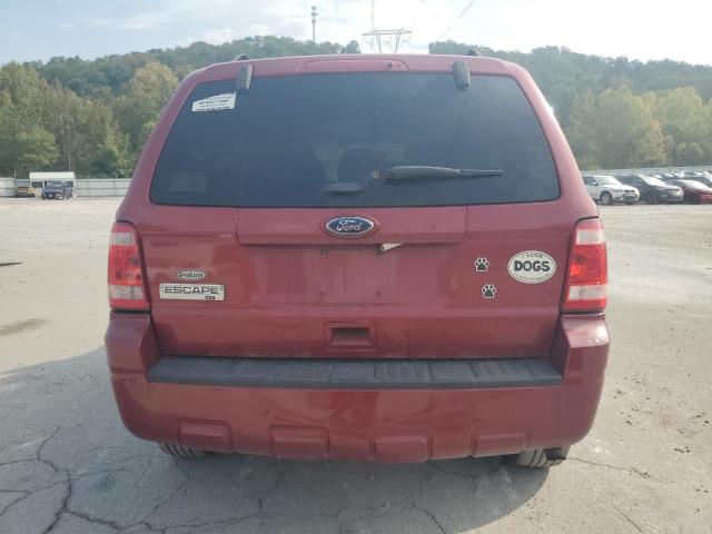 1FMCU9D7XCKB01127 - 2012 FORD ESCAPE XLT წითელი ფოტო 6