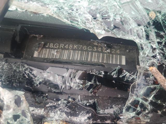 1J8GR48K76C347424 - 2006 JEEP GRAND CHEROKEE LAREDO BLACK photo 13