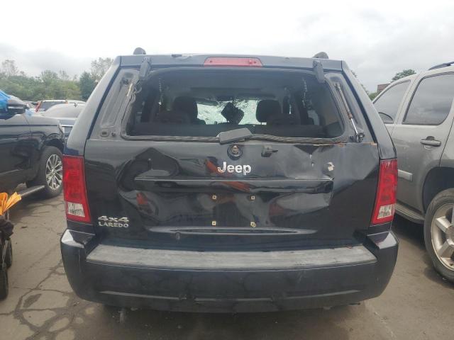 1J8GR48K76C347424 - 2006 JEEP GRAND CHEROKEE LAREDO BLACK photo 6