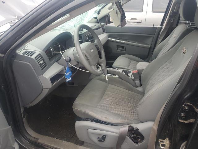 1J8GR48K76C347424 - 2006 JEEP GRAND CHEROKEE LAREDO BLACK photo 7