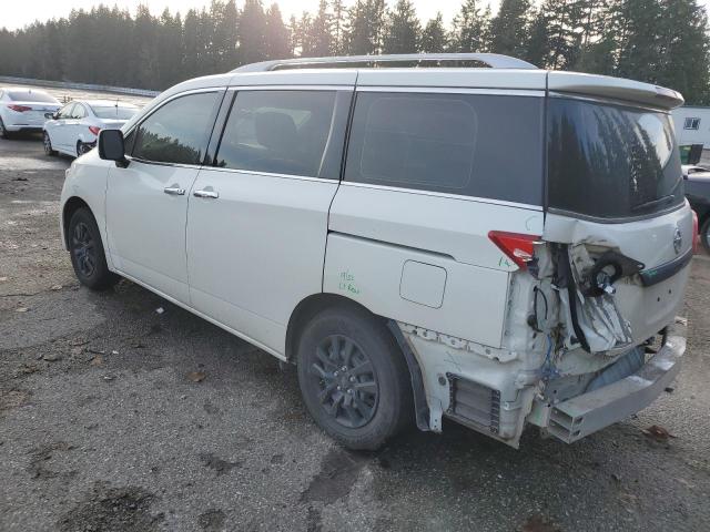 JN8AE2KP5F9134362 - 2015 NISSAN QUEST S WHITE photo 2