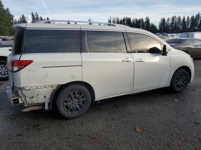 JN8AE2KP5F9134362 - 2015 NISSAN QUEST S WHITE photo 3