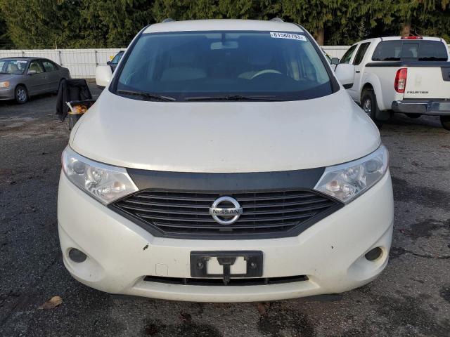 JN8AE2KP5F9134362 - 2015 NISSAN QUEST S WHITE photo 5