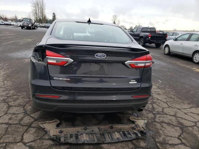 3FA6P0HD7KR179692 - 2019 FORD FUSION SE BLACK photo 6