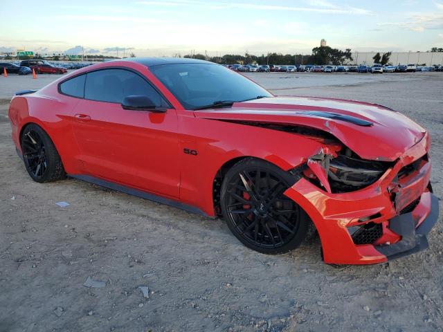 1FA6P8CF6F5374134 - 2015 FORD MUSTANG GT RED photo 4