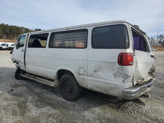 2B5WB35Z9SK511181 - 1995 DODGE RAM WAGON B3500 WHITE photo 2