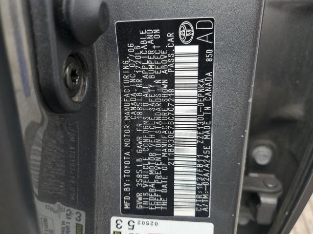 2T1BR30E76C707218 - 2006 TOYOTA COROLLA CE GRAY photo 12