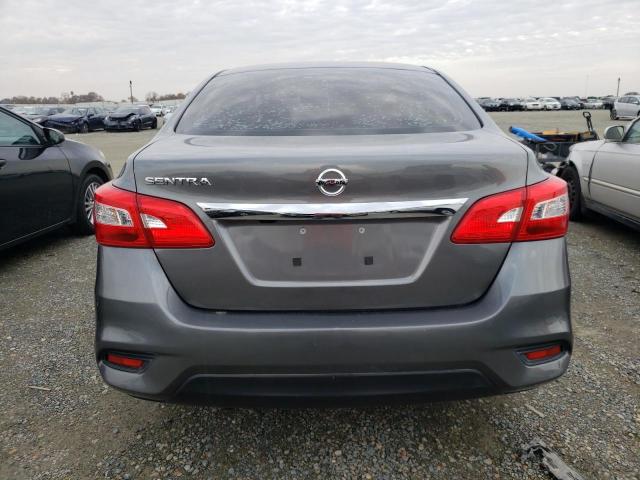 3N1AB7AP4KY301501 - 2019 NISSAN SENTRA S GRAY photo 6