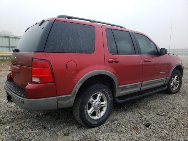 1FMDU73W52UB72983 - 2002 FORD EXPLORER XLT أحمر صورة 3