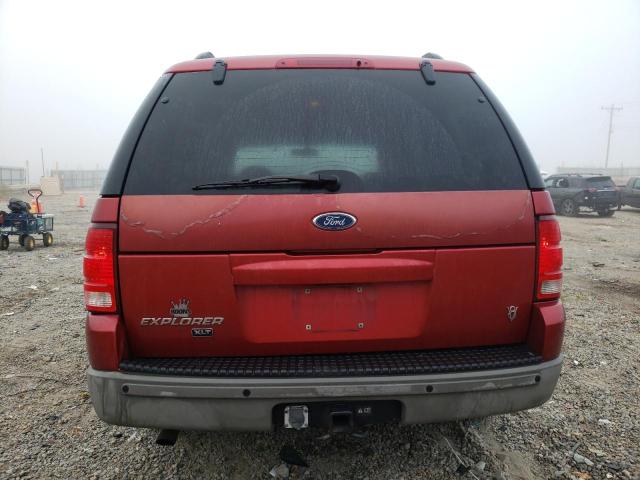 1FMDU73W52UB72983 - 2002 FORD EXPLORER XLT أحمر صورة 6