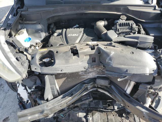 5XYZU3LB6FG273733 - 2015 HYUNDAI SANTA FE S GRAY photo 12