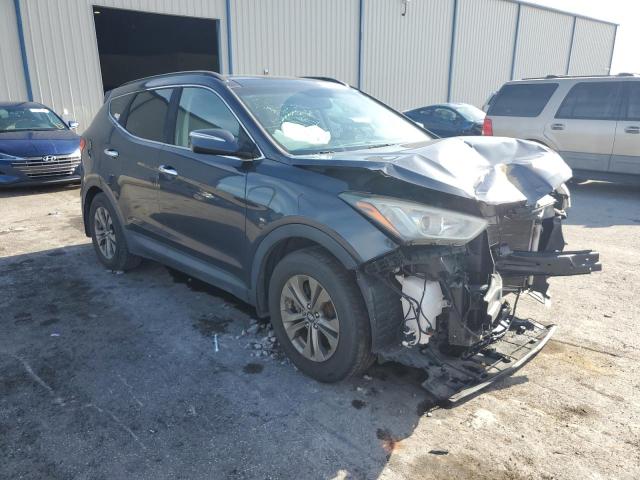 5XYZU3LB6FG273733 - 2015 HYUNDAI SANTA FE S GRAY photo 4