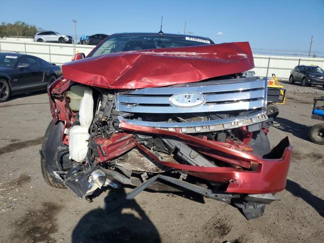 2FMDK38C48BA93364 - 2008 FORD EDGE SEL RED photo 5