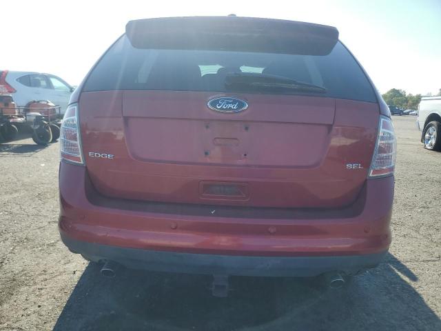 2FMDK38C48BA93364 - 2008 FORD EDGE SEL RED photo 6