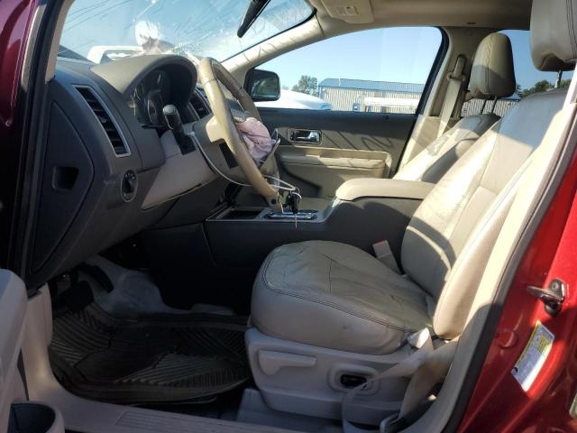 2FMDK38C48BA93364 - 2008 FORD EDGE SEL RED photo 7