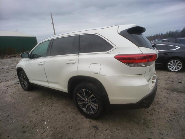 5TDJZRFH4KS610804 - 2019 TOYOTA HIGHLANDER SE WHITE photo 2