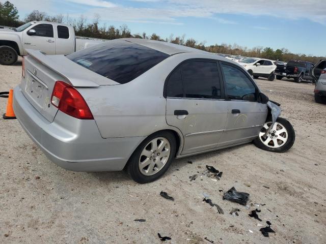 1HGES16541L029205 - 2001 HONDA CIVIC LX SILVER photo 3