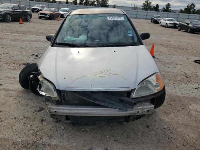 1HGES16541L029205 - 2001 HONDA CIVIC LX SILVER photo 5