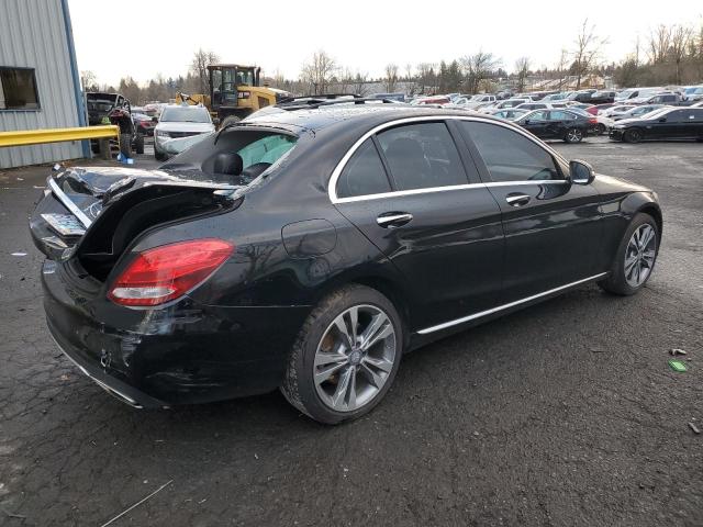 55SWF4KB6GU157007 - 2016 MERCEDES-BENZ C 300 4MATIC BLACK photo 3