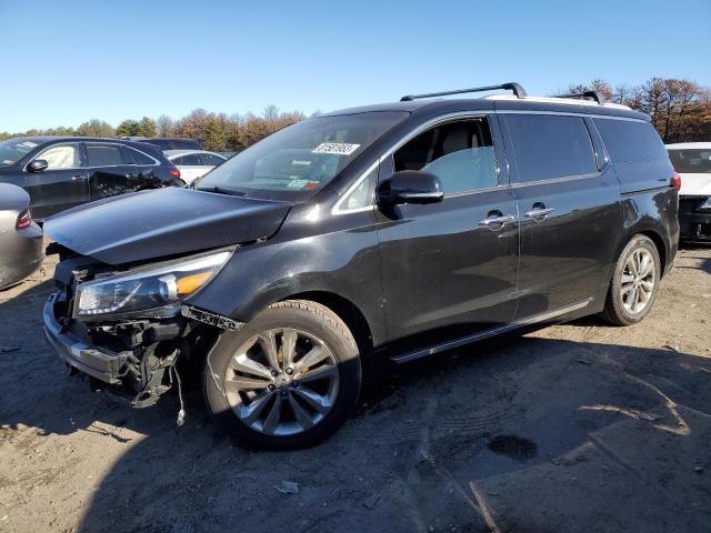 KNDME5C18J6348874 - 2018 KIA SEDONA SXL BLACK photo 1