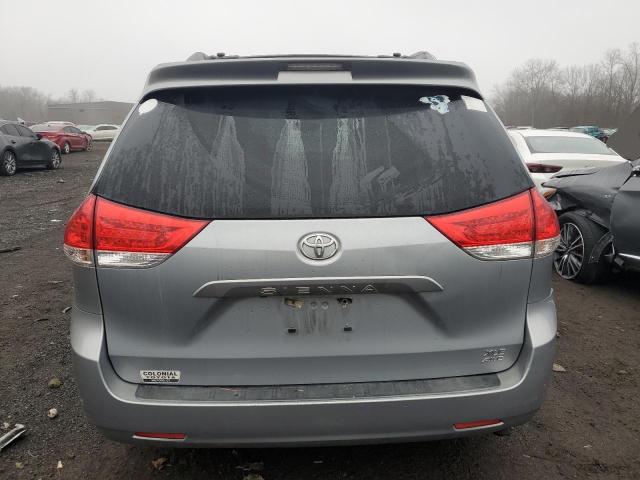 5TDDK3DCXES091882 - 2014 TOYOTA SIENNA XLE SILVER photo 6