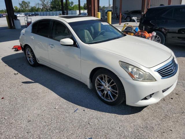 JN1CV6APXDM717035 - 2013 INFINITI G37 BASE თეთრი ფოტო 4