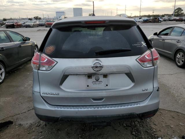 KNMAT2MTXFP580031 - 2015 NISSAN ROGUE S SILVER photo 6