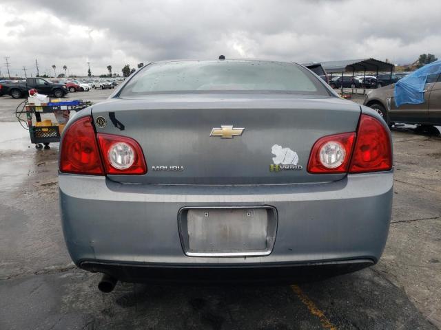 1G1ZF57589F191321 - 2009 CHEVROLET MALIBU HYBRID TURQUOISE photo 6