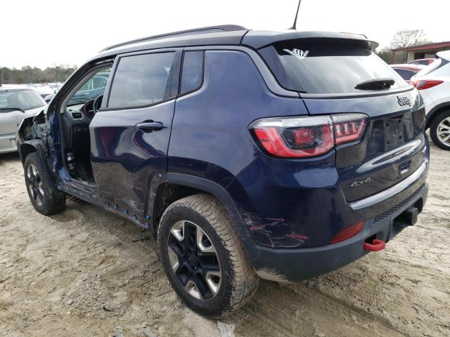 3C4NJDDBXJT129423 - 2018 JEEP COMPASS TRAILHAWK BLUE photo 2