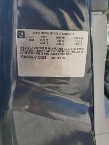 2G4WD582191135339 - 2009 BUICK LACROSSE CXL Graphit Foto 12