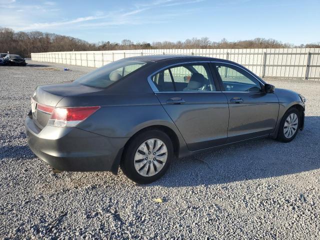 1HGCP2F39CA244283 - 2012 HONDA ACCORD LX GRAY photo 3