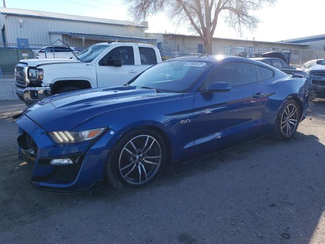 1FA6P8CF0H5335882 - 2017 FORD MUSTANG GT BLUE photo 1