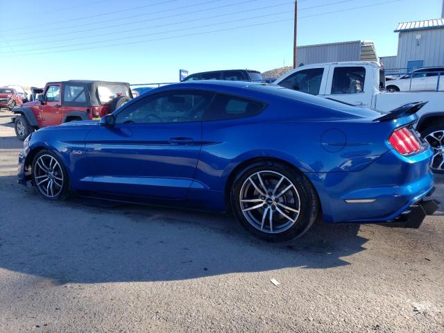 1FA6P8CF0H5335882 - 2017 FORD MUSTANG GT BLUE photo 2