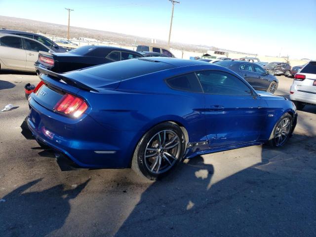 1FA6P8CF0H5335882 - 2017 FORD MUSTANG GT BLUE photo 3