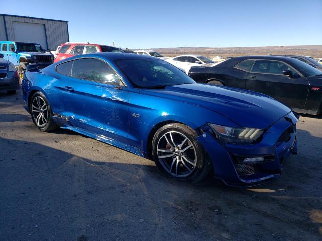 1FA6P8CF0H5335882 - 2017 FORD MUSTANG GT BLUE photo 4