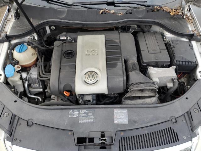 WVWXK73C58E184907 - 2008 VOLKSWAGEN PASSAT WAGON TURBO GRAY photo 11