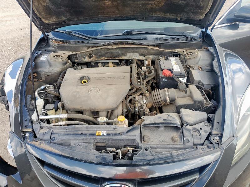 1YVHZ8BHXD5M07921 - 2013 MAZDA 6 SPORT GRAY photo 11