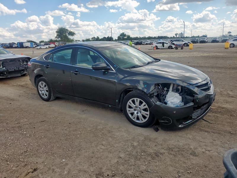 1YVHZ8BHXD5M07921 - 2013 MAZDA 6 SPORT GRAY photo 4