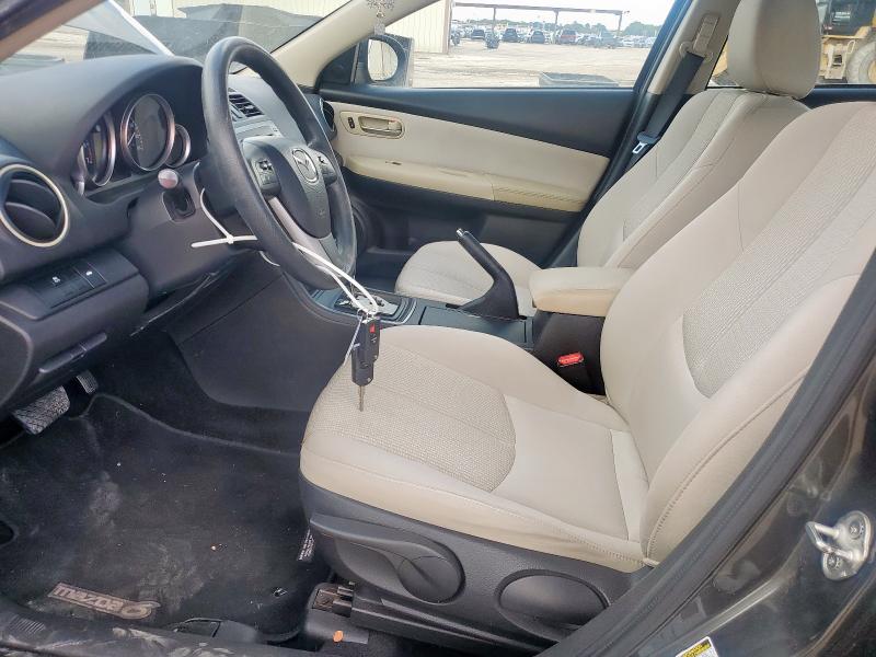 1YVHZ8BHXD5M07921 - 2013 MAZDA 6 SPORT GRAY photo 7