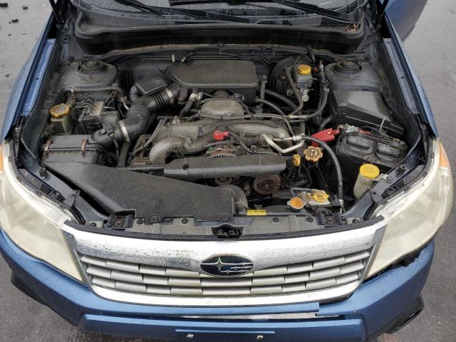 JF2SH6CC7AH756858 - 2010 SUBARU FORESTER 2.5X PREMIUM BLUE photo 12