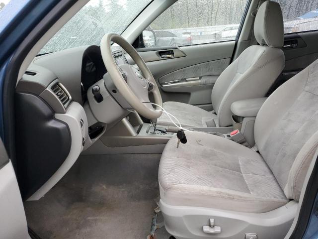 JF2SH6CC7AH756858 - 2010 SUBARU FORESTER 2.5X PREMIUM BLUE photo 7