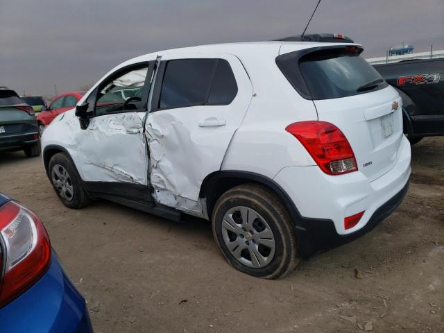 3GNCJKSBXJL205891 - 2018 CHEVROLET TRAX LS WHITE photo 2