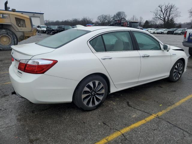 1HGCR6F30FA000057 - 2015 HONDA ACCORD HYBRID WHITE photo 3