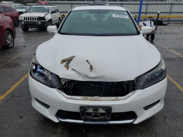 1HGCR6F30FA000057 - 2015 HONDA ACCORD HYBRID WHITE photo 5