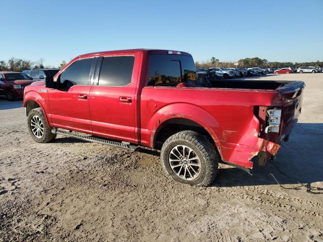 1FTEW1C53JKF90802 - 2018 FORD F150 SUPERCREW RED photo 2