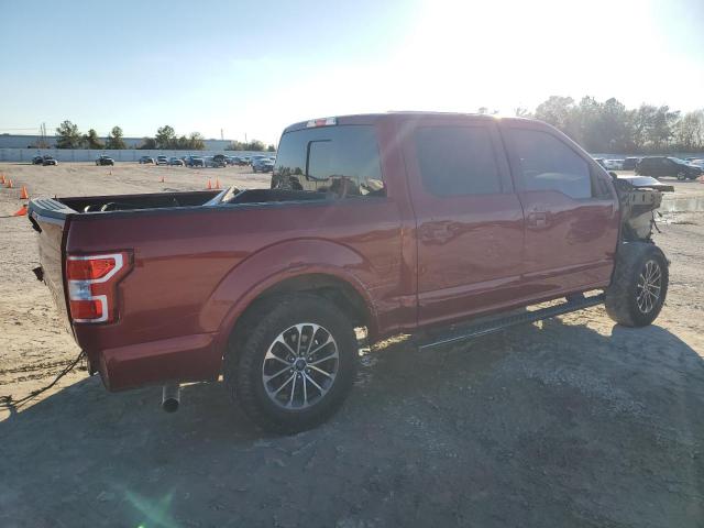 1FTEW1C53JKF90802 - 2018 FORD F150 SUPERCREW RED photo 3