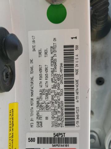 5TFAZ5CN8HX053689 - 2017 TOYOTA TACOMA DOUBLE CAB TWO TONE photo 13