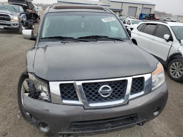 5N1BA08C38N629377 - 2008 NISSAN ARMADA SE GRAY photo 5