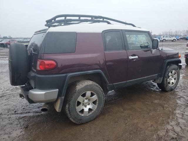 JTEBU11F670054141 - 2007 TOYOTA FJ CRUISER BURGUNDY photo 3